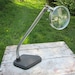 Vintage Flexible Magnifying Glass Machine Age Industrial Shop Office Decor Adjustable Gooseneck Made in USA
