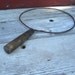 Antique Farmhouse Rug Beater Copper and Wood Rustic Decor