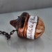 Peter Pan and Wendy Kiss Acorn Purse Fob "All It Takes Is Trust And A LIttle Bit Of Pixie Dust"
