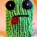 Foster the Frog - Knit Cell Phone Cozy Case