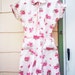 Vintage 1950s Day Dress Rockabilly / Roses/Small/ Medium/ Housewife/New Old Stock/RESERVED