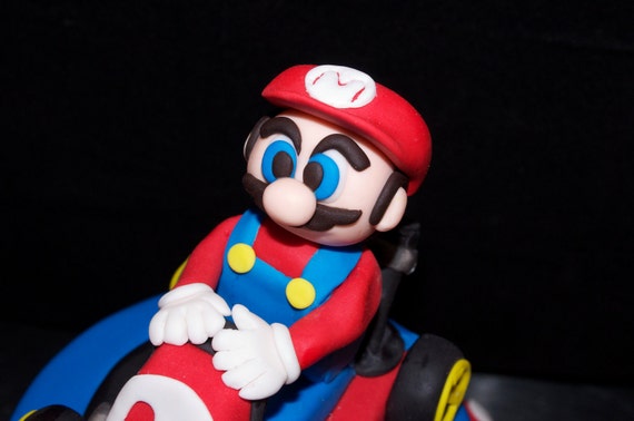 mario kart fondant figures