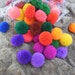 Pom Pom Small, Beautiful, Bright And Fluffy Each MultiColour 100 pom pom