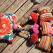 Hmong Tribal Vintage Textile Dangle Decoration Handmade