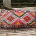 Hmong Hilltribe Vintage Upcycled HandMade Cushion Cover Made From Black Hmong Vintage Textile