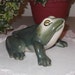 Large vintage Ceramic Frog