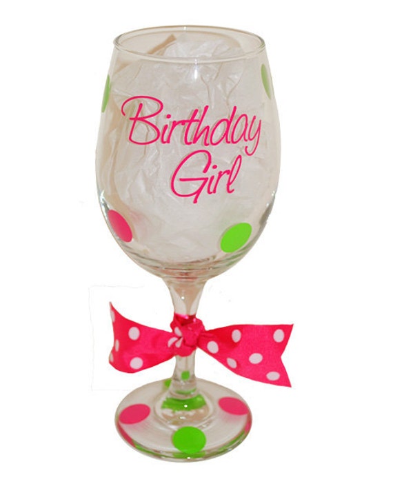 Birthday Girl Personalized Wine Glass Great Gifts