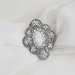 1980s Rhinestone Sash Brooch, Wedding Bridal Filigree Pin brooch, 80s Gown Sash Accessory, Antique Woman Gift, Old Diamond shape pin