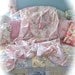 20% OFF SALE Treasury Item Soft Pink Shabby Cabbage Roses Floral Twin Bed Sheets Sets 5 Piece