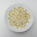 Sale Vintage Tulip Time Dinner Plates - Yellow Scandinavian Design - J&G Meakin Ironstone