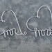 Lauren 3 sets Mr and Mrs Wine Glass Charms