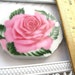 Mosaic Rose Porcelain China Pink focal Rose Broken China large Shabby Rose Vintage China Roses Jewelry Mosaic Assemblage