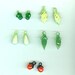 Lampwork Glass Charms Vegetable Medley - Great Quality, Fantastic Colors and Shapes - BIG VALUE