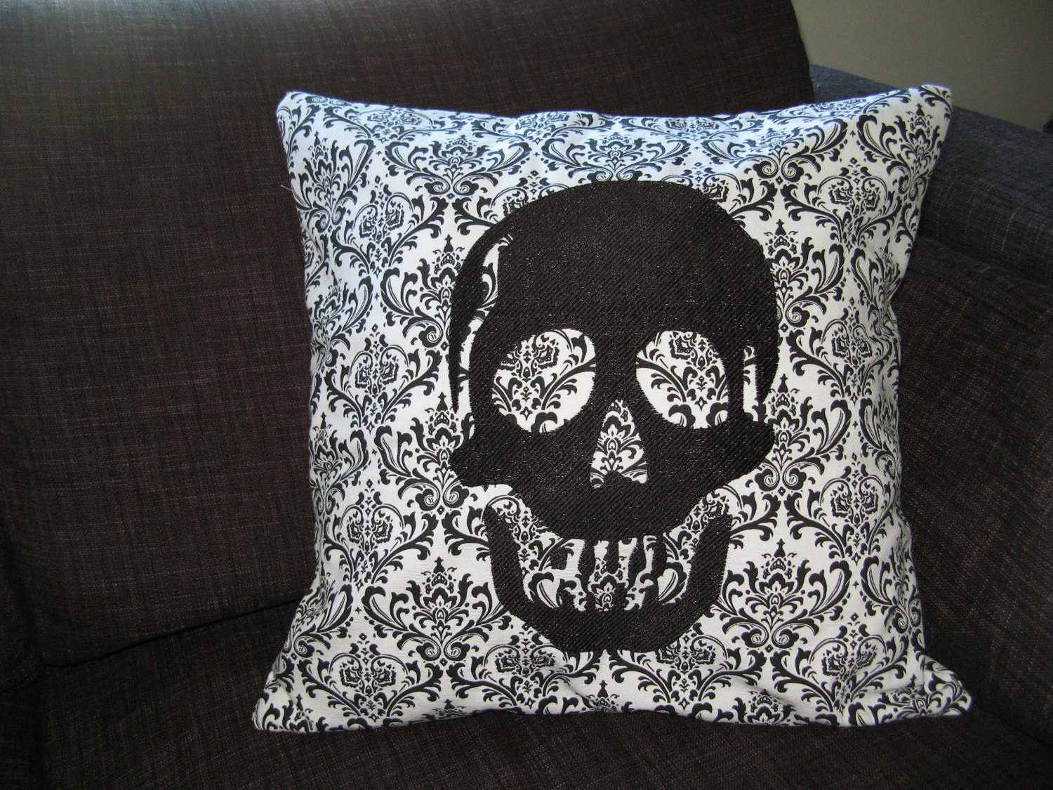 skull pillow