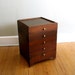 RESERVED for Deidre - Mid Century Modern Walnut Stacking Tables, 1960s, Mark Adam