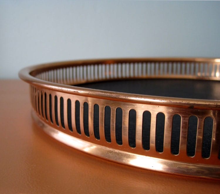 Vintage Copper Bar Tray Serving Tray Coppercraft Guild