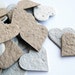 100 Plantable Seed Paper Confetti Hearts - Recycled Grocery Bag and Newspaper - Eco Friendly, Wedding Favors, Bridal Shower Favors