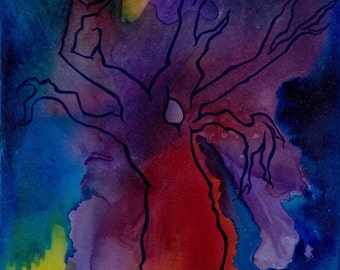 Untitled Tree Original Painting