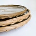 Picnic Wicker Serving Trays Farmhouse Rustic Platters Wackerly Watson with Plastic Liners, Set of 3