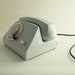Vintage rotary telephone grey