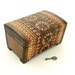 Vintage wooden jewelry box