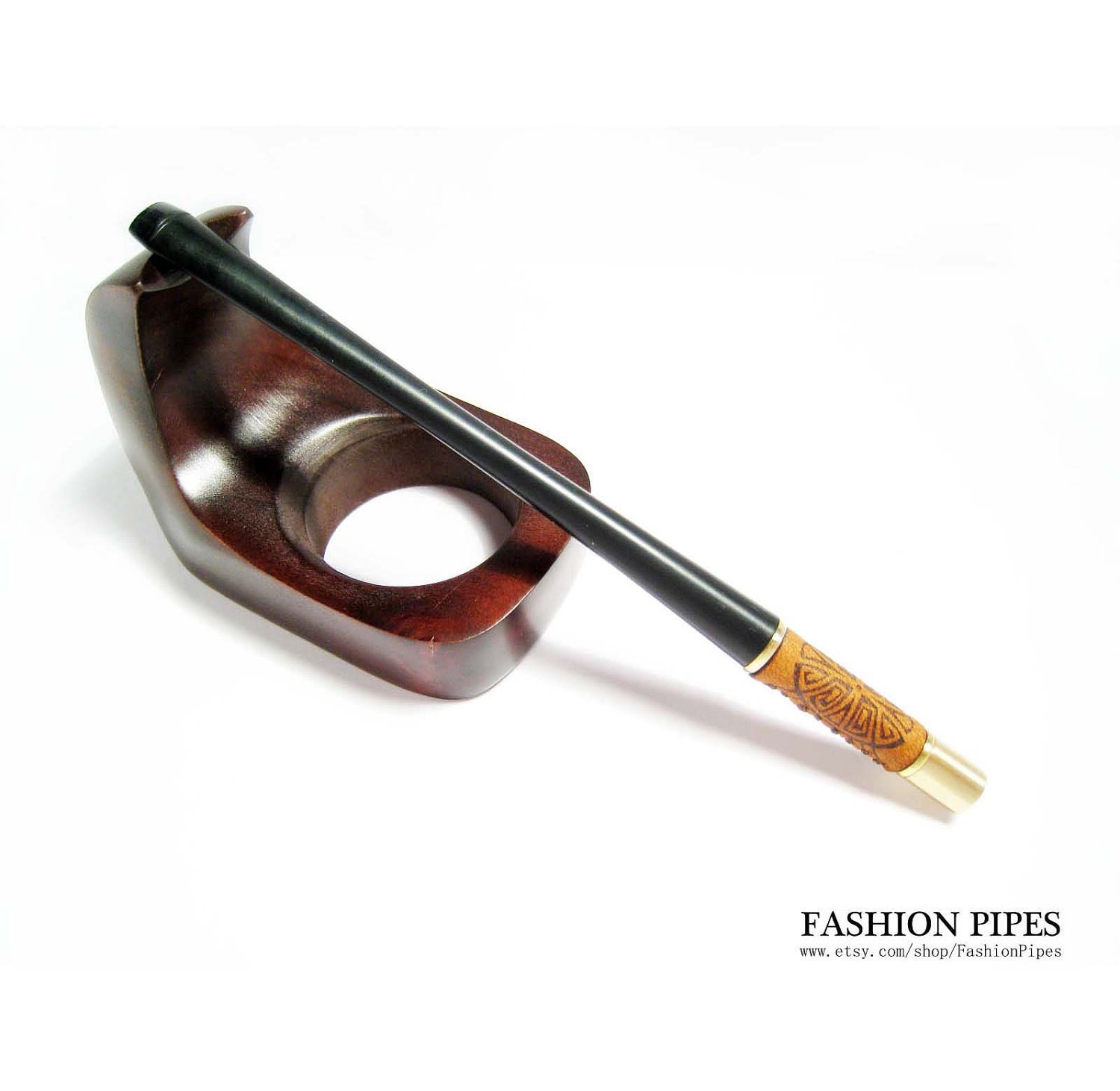 holder e cigarette for Women's Cigarette Vintage Leather by Slim Holder FashionPipes