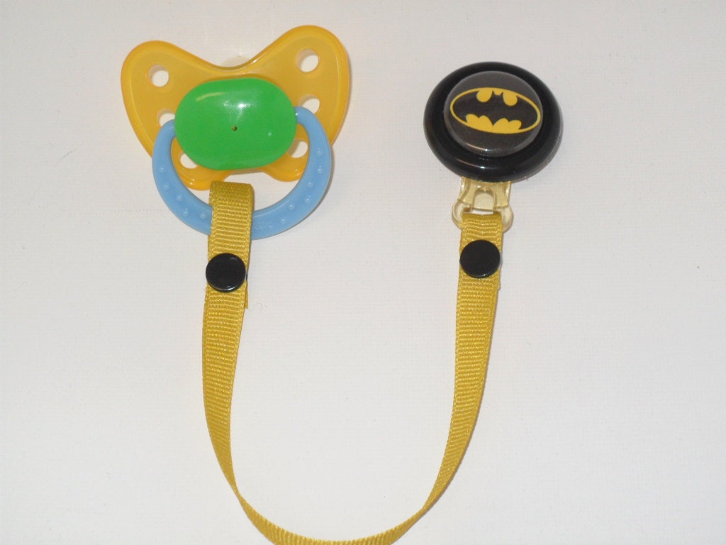 Batman Pacifier Clip