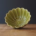 Vintage Fluted Bowl - Avocado Green - California Pottery C604