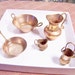 Toy sized Copper "Galilean" Pots, Pans and Pitchers to collect or to play with...