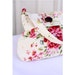 Summer Bag, Shoulder Bag, Hobo tote bag - Red and Pink Rose,
