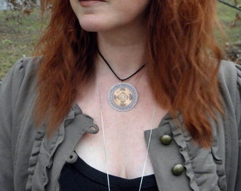 Fionns Window Mother of Pearl Amulet by Mickie Mueller