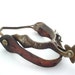 RESERVED RJ-Cowboy Spur One Rustic Country Western Vintage Metal Spur With Leather Adjustable Strap- Western Decor or Country Wedding
