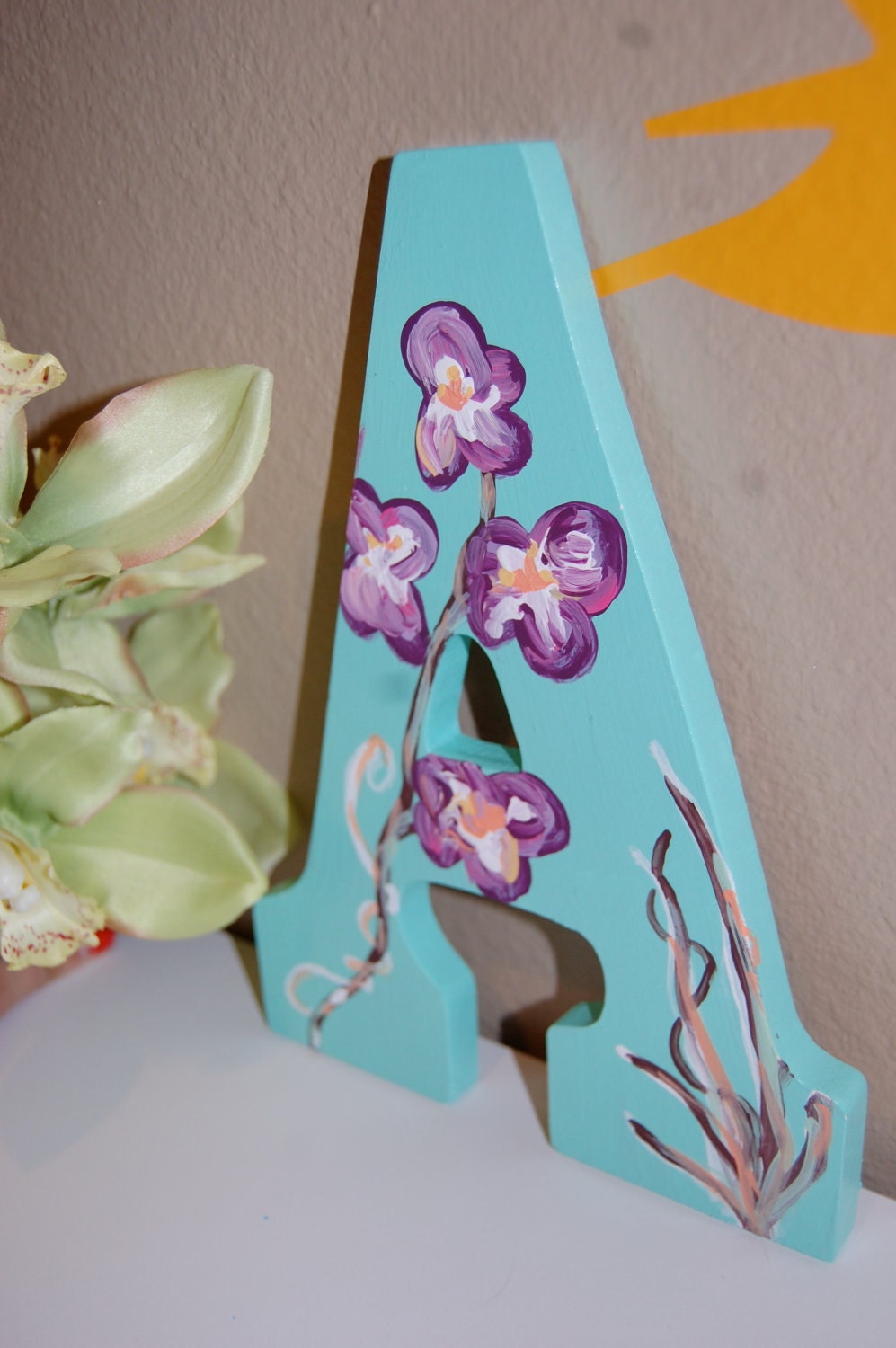 Hand Painted Wall Letters by Letters4Littleones on Etsy