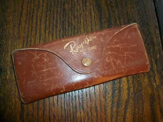 Reserved for Shane Vintage Ray Ban Leather Case for Sunglasses