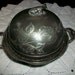 Butter Dish Cow Finial 19th Century Silverplate by Rockford