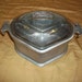 Vintage Guardian Service Aluminum Triangle Casserole w/ Lid 1940s