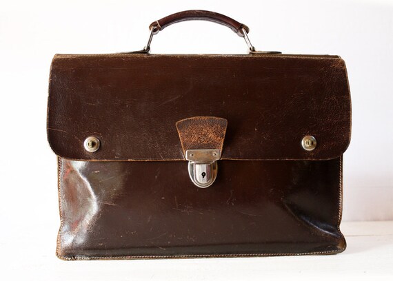 french leather briefcase