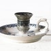 Very Rare and Romantic antique Sarreguemines CANDLE HOLDER Shabby Chic