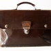 french leather briefcase