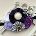 Purple Headband - Baby Headband - Newborn Headband - Holiday Hairclip - Photo Prop - LAST ONE