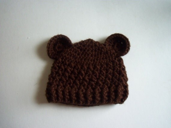 Crochet Baby Boy Hat Baby Bear Hat Crochet Hat With Ears