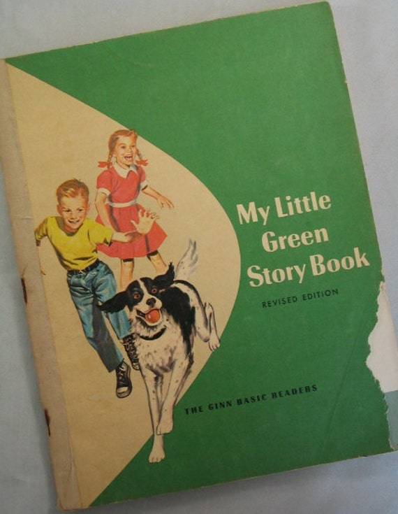 My Little Green Story Book Vintage PrePrimer by TheVintageRead