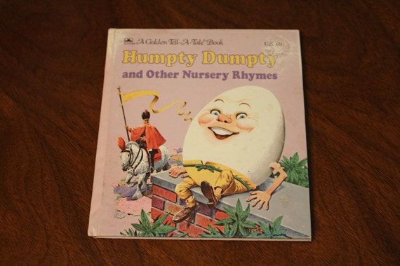 Humpty Dumpty Book and Other Nursery Rhymes by 1SweetDreamVintage