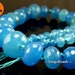 Gradual Chalcedony Blue Jade Gemstone Gradated Micro Faceted Rondelle 19X14MM Loose Beads 20 inch Full Strand (90109396-102)