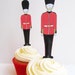 Buckingham Palace Guard Jubilee Cupcake Toppers
