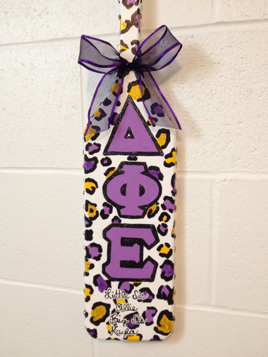 Custom Made Greek Sorority Wooden Paddle