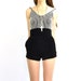 HANDMADE VELVET HiGH WAiSTED SHORTS / completely one of a kind / made from vintage velvet / xs