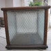Vintage Ballot Box Honeycomb Glass 1940's