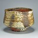 Shigaraki, anagama, ten-day anagama wood firing, with natural ash deposits tea bowl. chawan-25