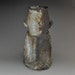 Shigaraki, anagama, ten-day anagama wood firing, with natural ash deposits Iga flower vase. igahana-03.